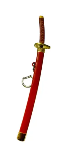 GKM Anime Unsharped Samurai Katana Keychain & Scabbard zoro Demon Slayer (Type 28) Key Chain